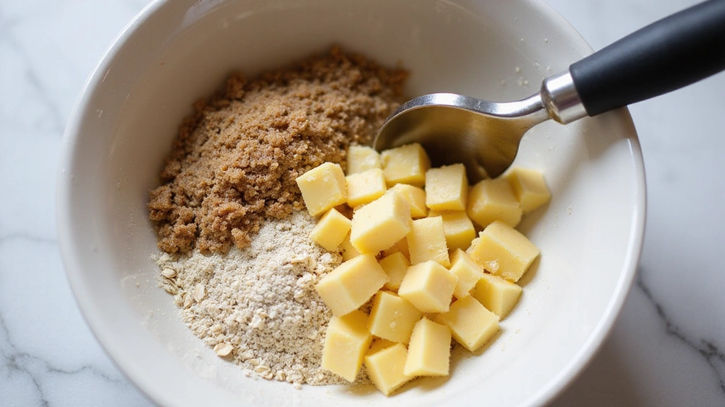 Apple Crisp with Oats - Warm, Crunchy, and Comforting - Step 3: Prepare the Topping