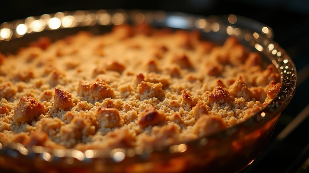 Apple Crisp with Oats - Warm, Crunchy, and Comforting - Step 5: Bake the Crisp