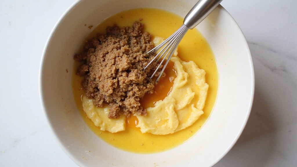 Banana Nut Bread Recipe - Moist, Crunchy, Nutty - Step 3: Blend Wet Ingredients