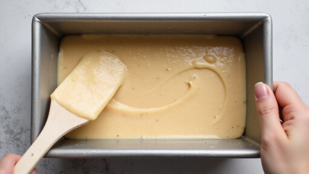 Best Banana Bread Recipe - Soft & Full of Flavor - Step 7: Pour Batter into Pan