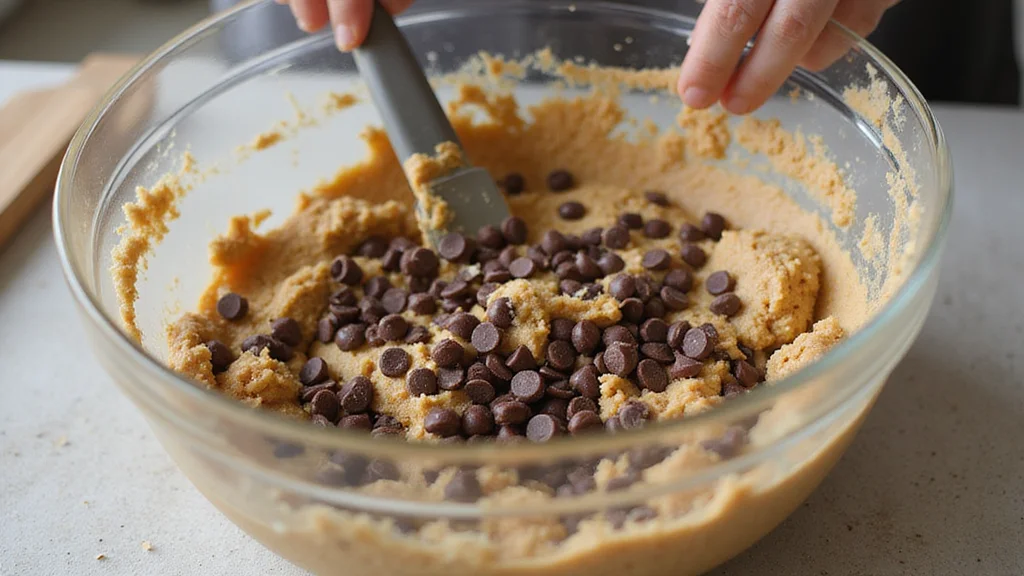 Best Chocolate Chip Cookies - Chewy Centers, Crispy Edges, and Perfectly Melted Chocolate - Step 6: Fold in Chocolate Chips