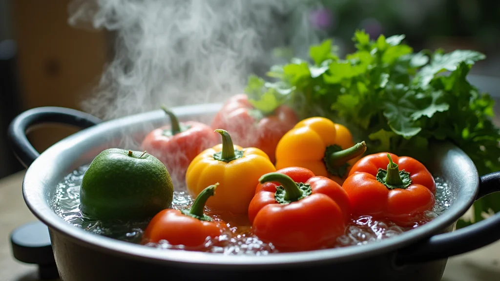 Best Lo Mein Recipe - Silky Noodles with Flavorful Sauce and Tender Vegetables - Step 3: Blanch the Vegetables