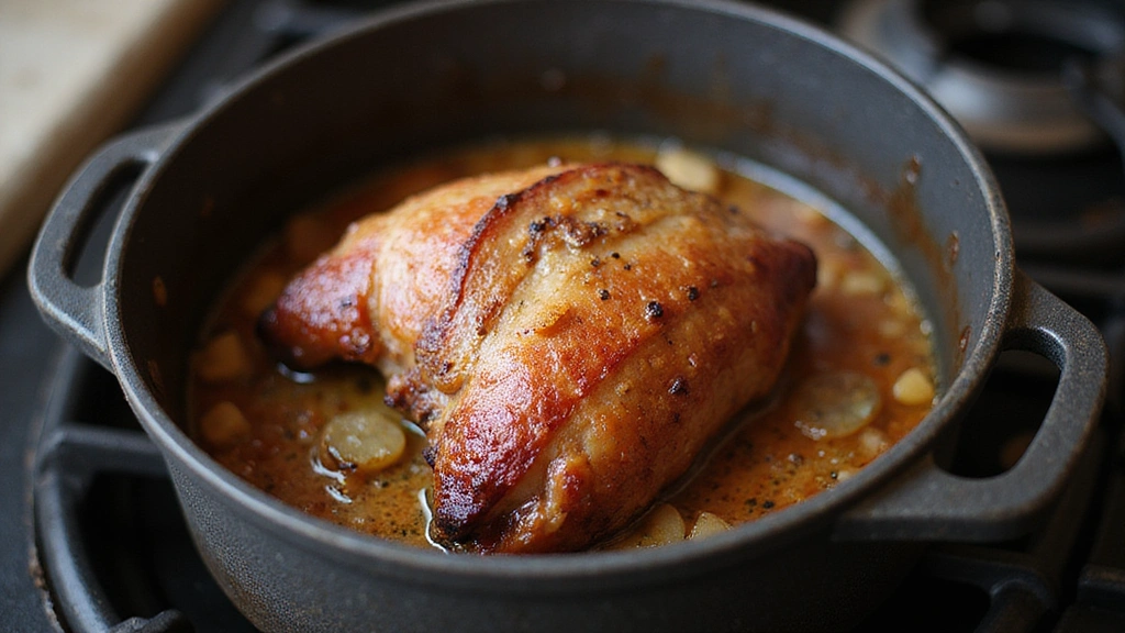 Black-Eyed Peas Recipe - Southern Style & Hearty - Step 3: Brown the Ham Hock