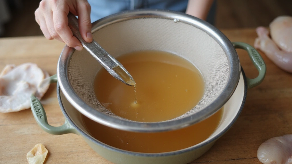 Chicken Noodle Soup Recipe - Just Like Grandma’s! - Step 4: Strain the Broth