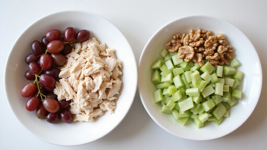 Chicken Salad with Grapes - Sweet & Savory Lunch - Step 1: Prepare Ingredients