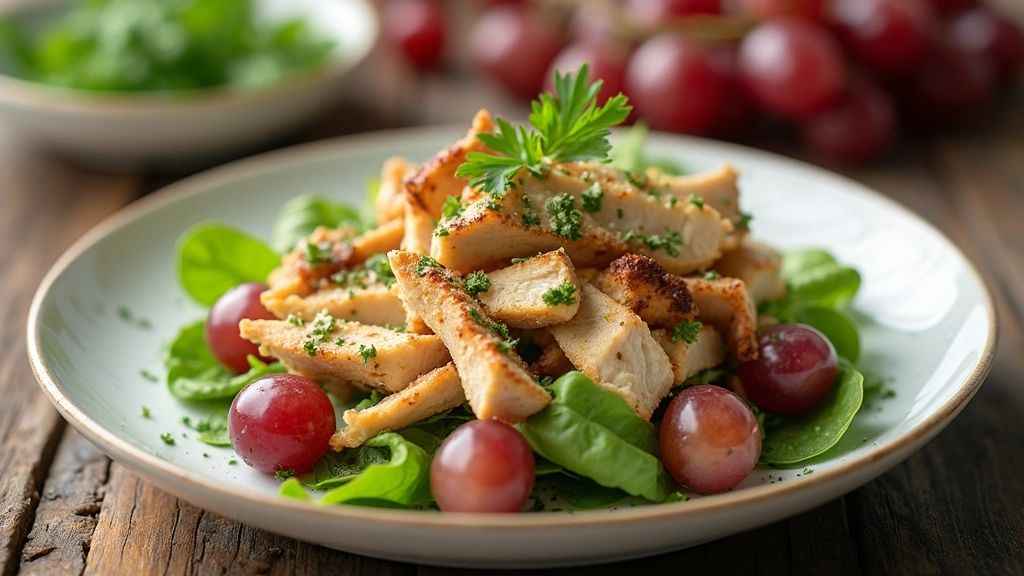 Chicken Salad with Grapes - Sweet & Savory Lunch