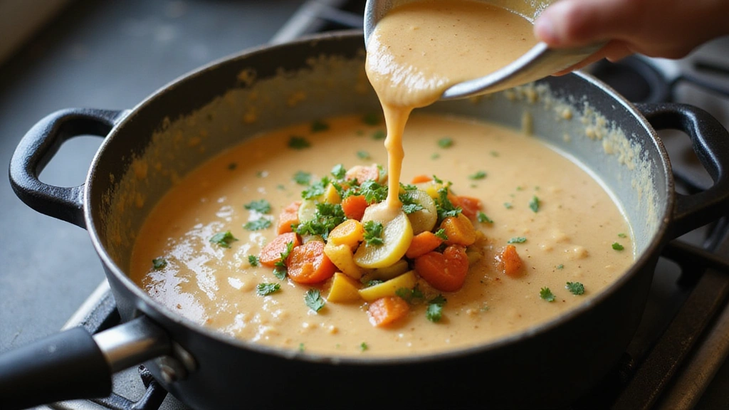 Classic Chicken Pot Pie Recipe - Flaky & Creamy - Step 3: Prepare the Filling