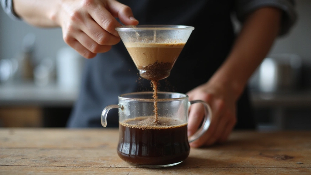 Cold Brew Coffee - Smooth, Strong & Perfectly Chilled - Step 4: Press and Filter