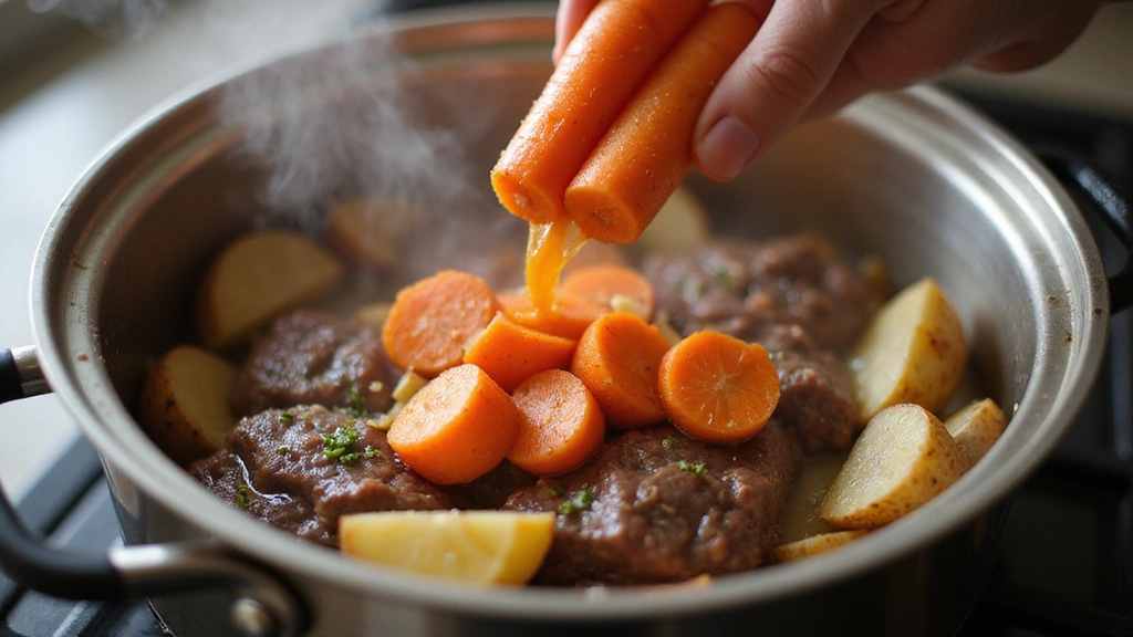 Corned Beef & Cabbage - Irish Comfort Food - Step 5: Introduce Carrots