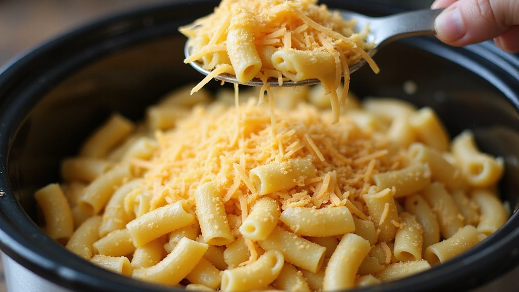 Crockpot Mac and Cheese Recipe - Dump & Go Comfort Food - Step 3: Layer the Cheese