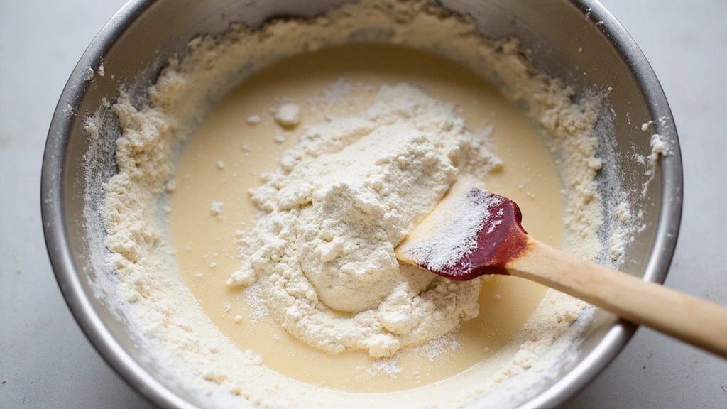 Easy Banana Bread Recipe - Moist & Simple - Step 5: Fold Ingredients Together