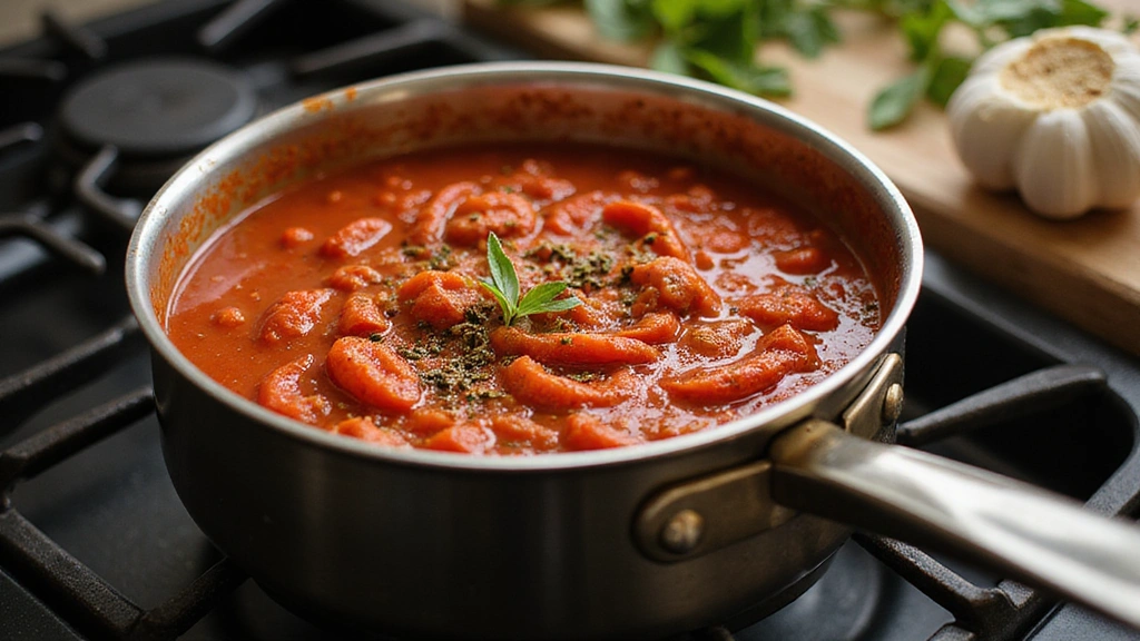 Easy Chicken Parmesan Recipe - Crispy & Cheesy - Step 4: Prepare the Sauce