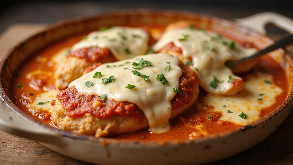 Easy Chicken Parmesan Recipe - Crispy & Cheesy - Step 6: Bake the Chicken Parmesan