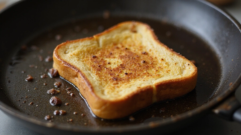 Easy French Toast - Crispy Outside, Soft Inside - Step 4: Cook the Bread