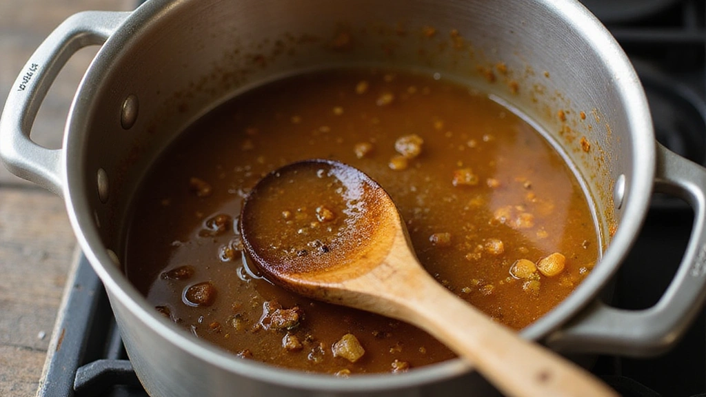 French Onion Soup - Caramelized & Comforting - Step 5: Deglaze the Pot