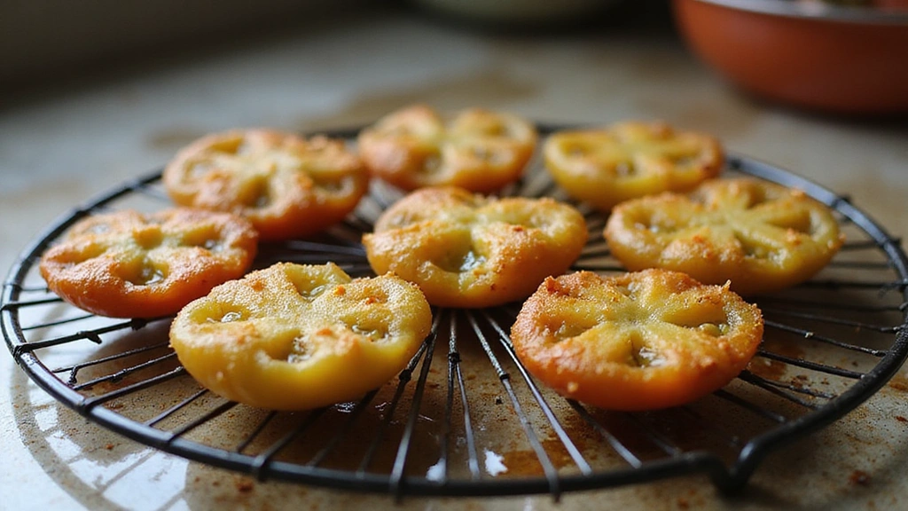 Fried Green Tomatoes - Crispy Southern Favorite - Step 7: Drain on Wire Rack