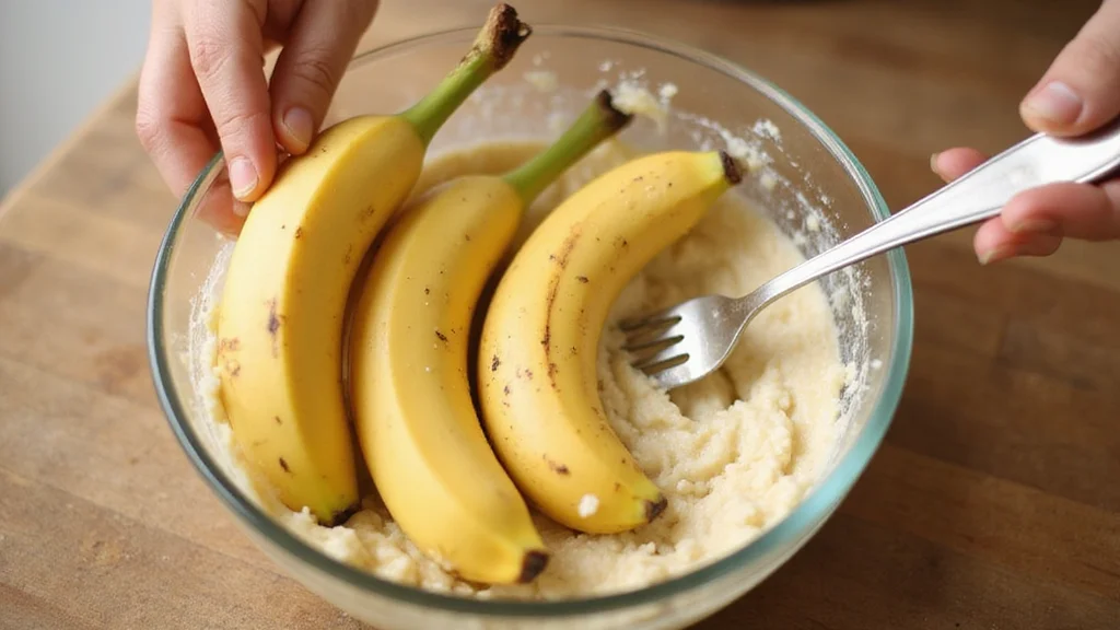 Healthy Banana Bread Recipe - Moist, Delicious, and Guilt-Free - Step 3: Mash the Bananas