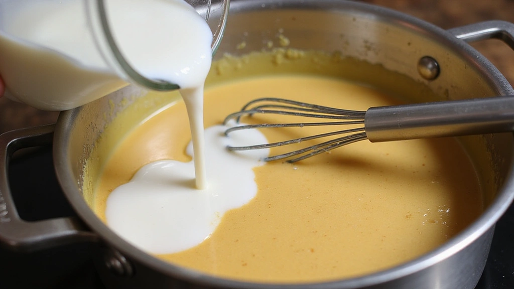Homemade Mac and Cheese Recipe That Beats the Box - Step 3: Add Milk to the Roux