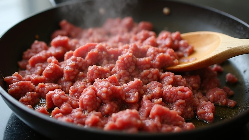 Homemade Sloppy Joes - Saucy & Classic - Step 3: Cook the Ground Beef