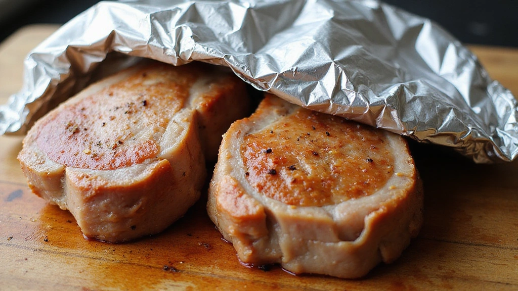 Juicy Bone-In Pork Chops - Pan-Seared to Perfection - Step 6: Rest the Pork Chops