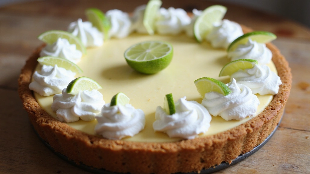 Key Lime Pie Recipe - Tangy, Creamy, and Perfectly Sweet - Step 8: Garnish and Serve