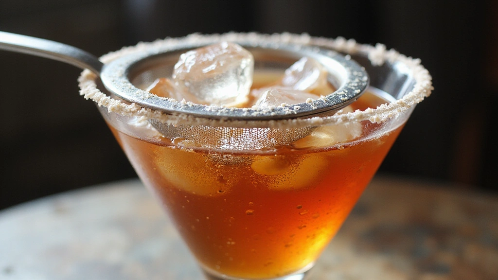 Lemon Drop Martini - Sweet, Tart & Elegant - Step 7: Strain the Drink