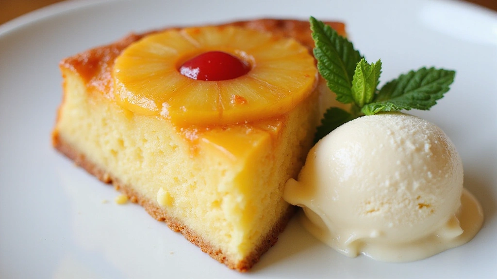 Pineapple Upside-Down Cake - Retro & Delicious - Step 10: Serve and Enjoy