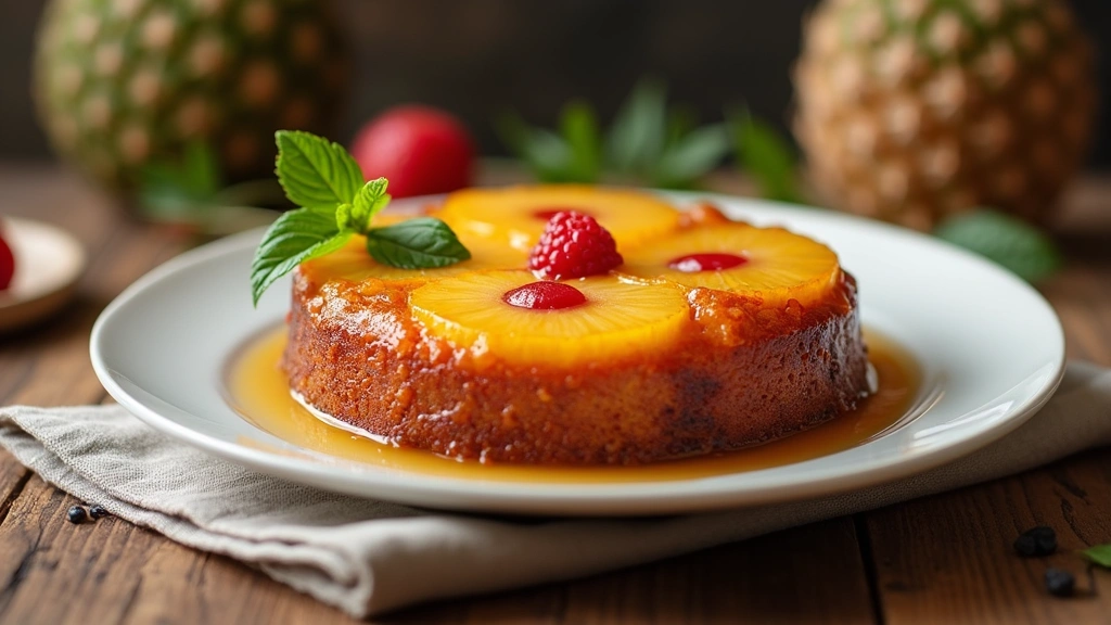 Pineapple Upside-Down Cake - Retro & Delicious