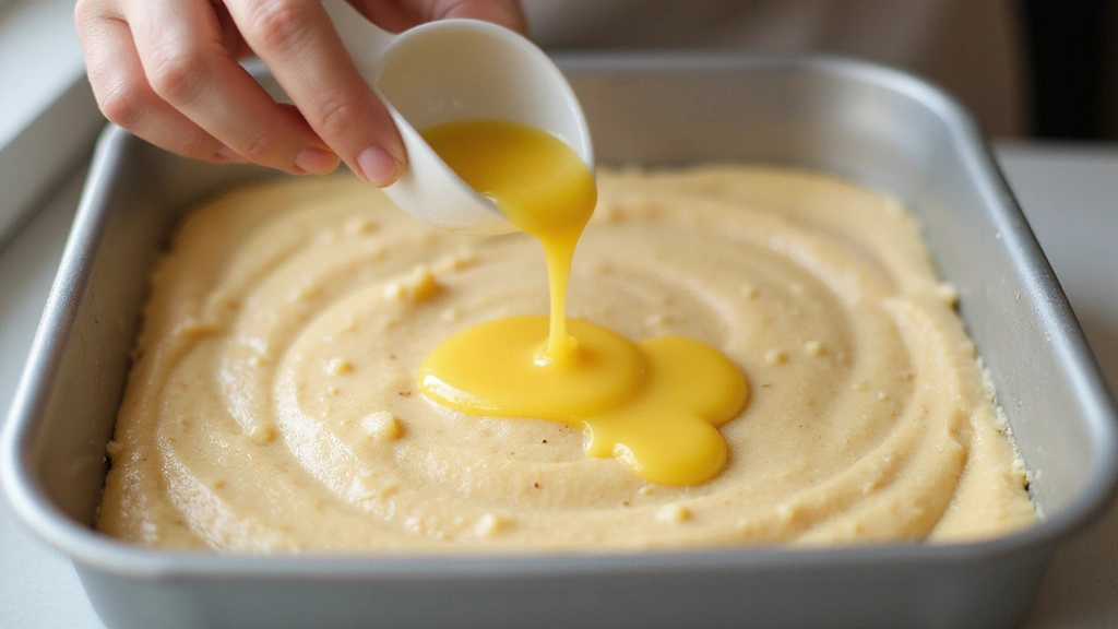 Pumpkin Dump Cake - The Easiest Fall Dessert - Step 5: Drizzle Melted Butter
