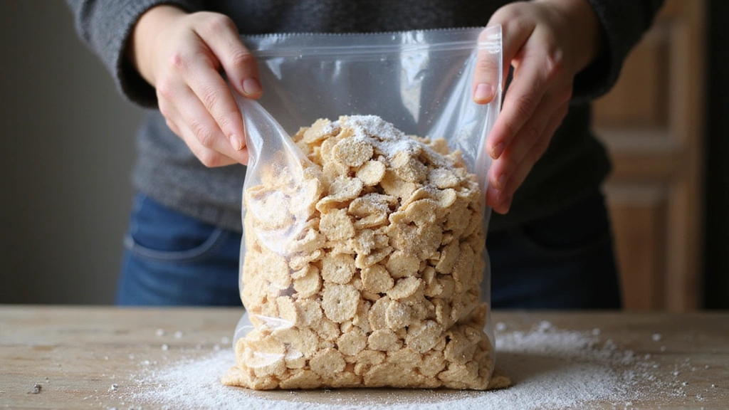 Puppy Chow (Muddy Buddies) - Sweet & Crunchy Snack - Step 6: Shake to Coat with Sugar
