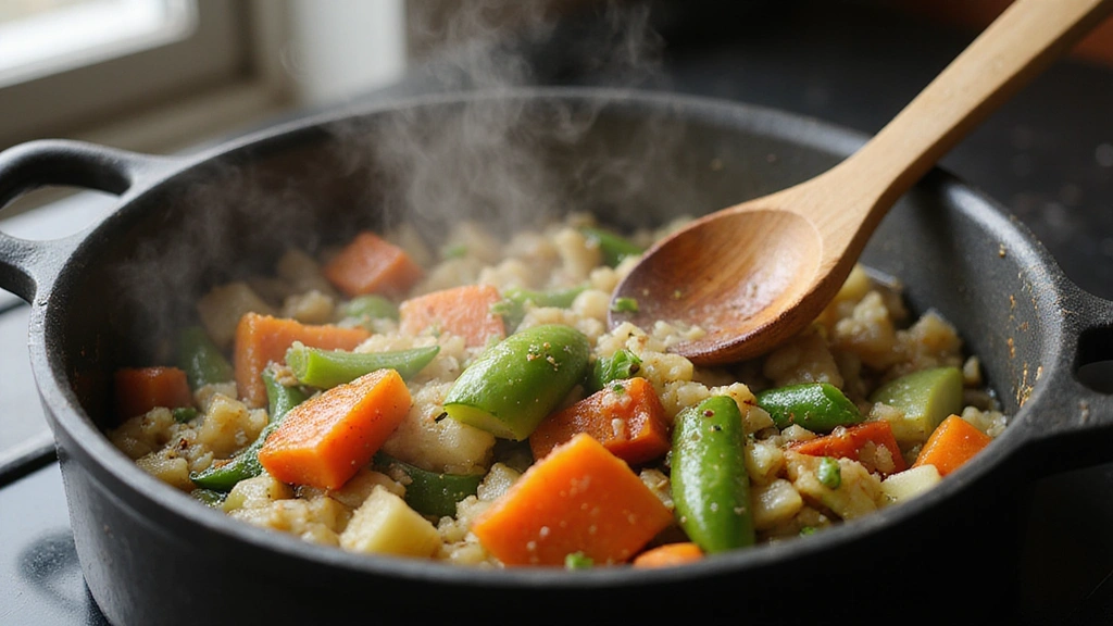 Red Beans & Rice - New Orleans Classic - Step 3: Sauté the Vegetables