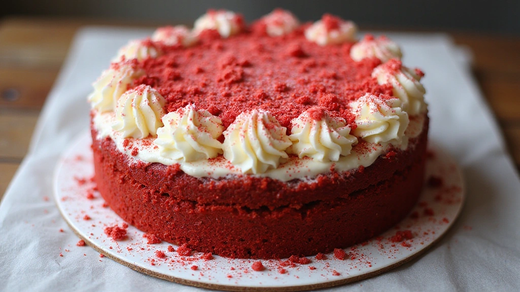 Red Velvet Cake Recipe - Soft, Rich & Stunning - Step 10: Final Touches