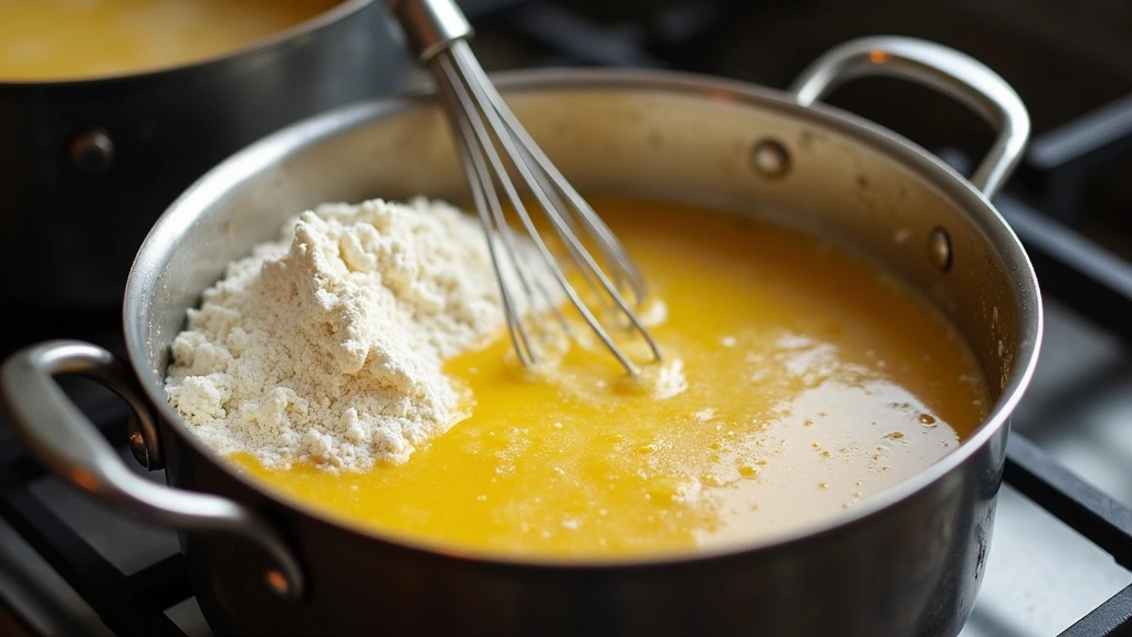 Sour Cream Chicken Enchiladas - Creamy Tex-Mex Favorite - Step 2: Make the Roux