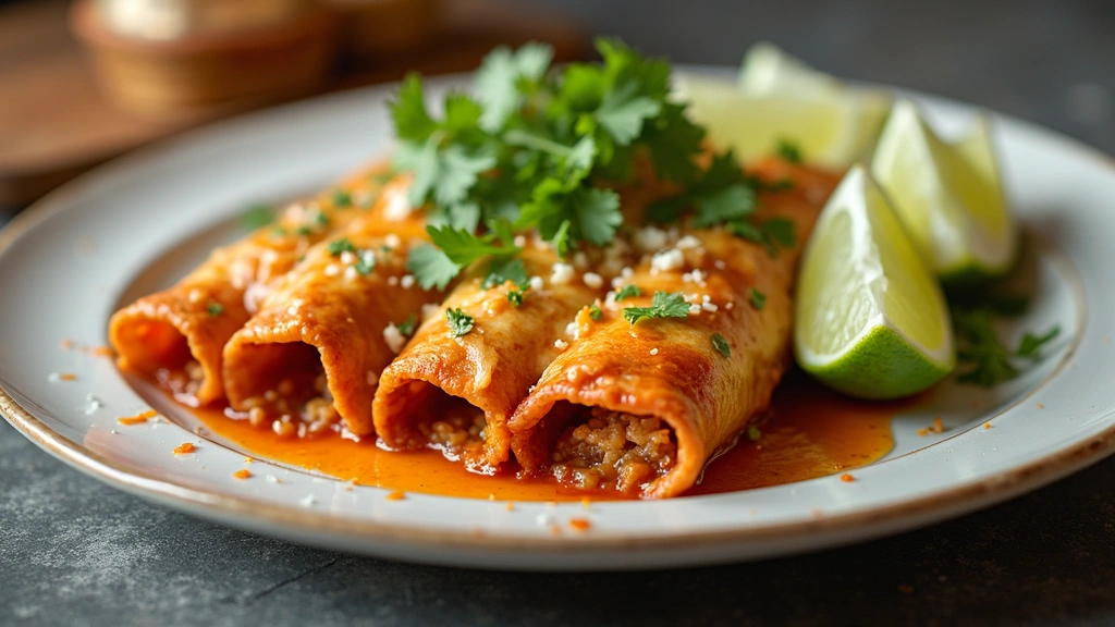 Sour Cream Chicken Enchiladas - Creamy Tex-Mex Favorite - Step 7: Garnish and Serve