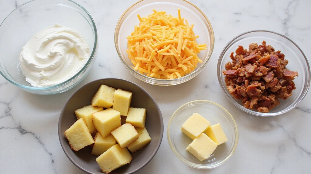 Twice-Baked Potato Casserole - Creamy & Cheesy - Step 1: Prepare Ingredients