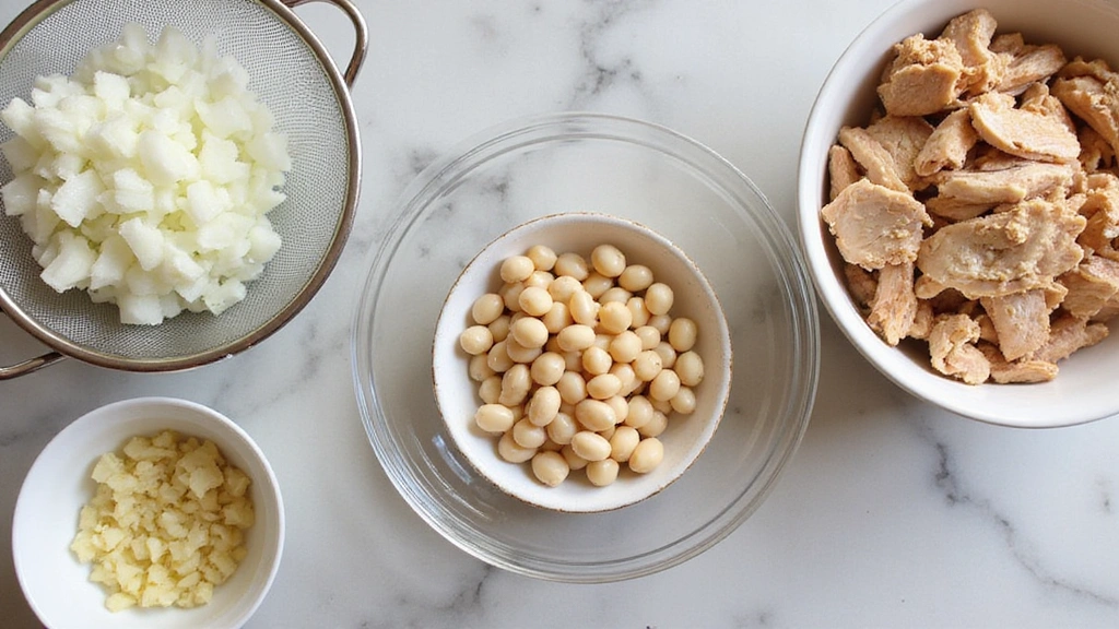 White Chicken Chili Recipe - Creamy, Hearty & Flavorful - Step 1: Prepare Ingredients