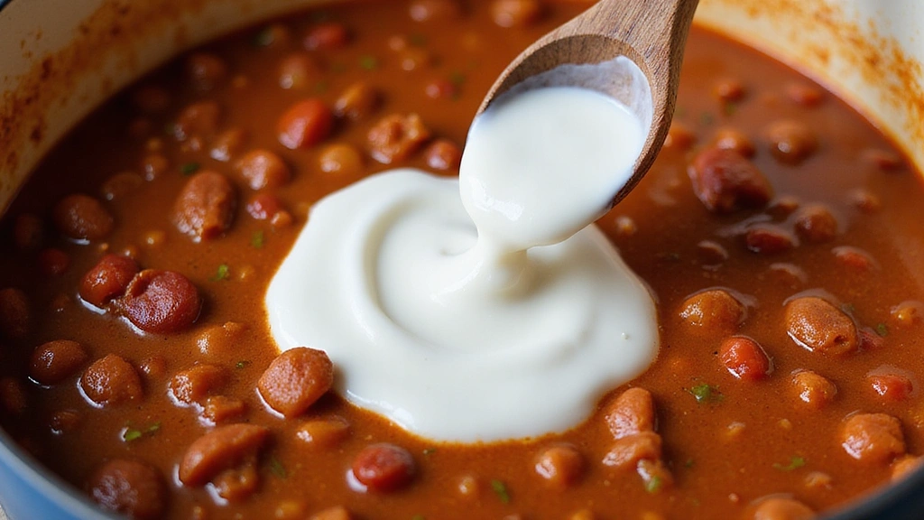 White Chicken Chili Recipe - Creamy, Hearty & Flavorful - Step 6: Add Creamy Elements