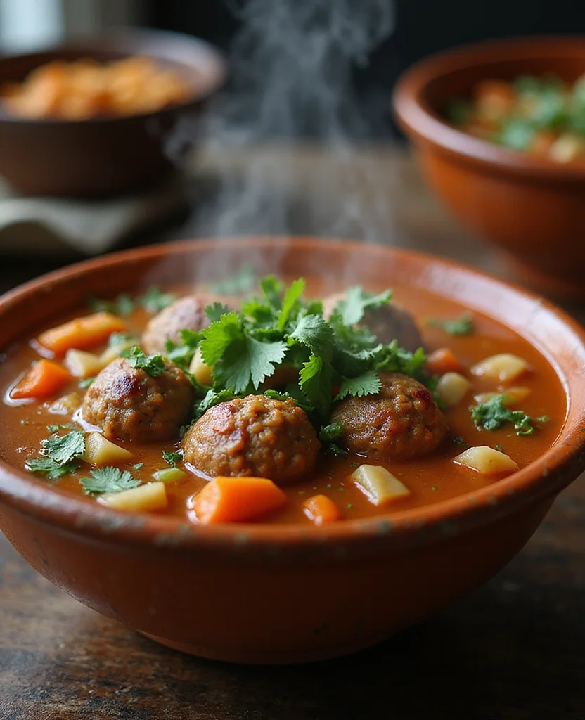 Authentic Mexican Albondigas Soup Recipe – Hearty & Comforting - Step 6: Pour in Broth and Tomato Sauce 1