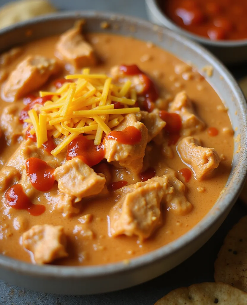 Best Buffalo Chicken Dip Recipe – Creamy & Spicy - Step 6: Prepare Garnish 1