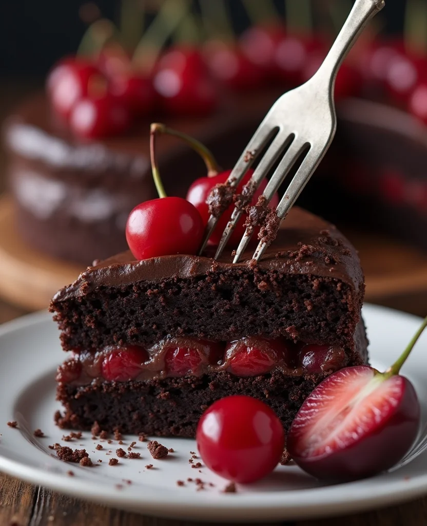 Classic Black Forest Cake Recipe – Chocolate, Cherries & Cream - Step 3: Prepare Cake Batter 1