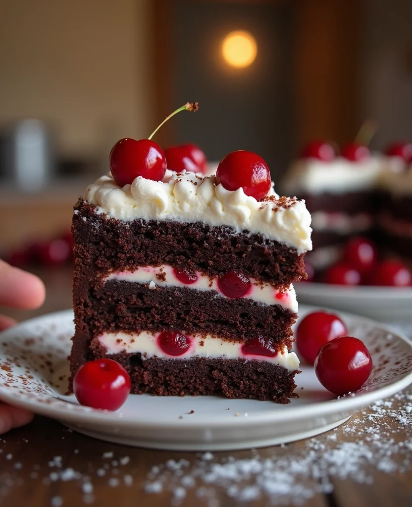 Classic Black Forest Cake Recipe – Chocolate, Cherries & Cream - Step 5: Whip the Cream 1