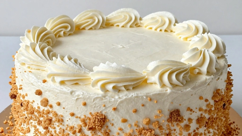 Elvis Presley Cake Recipe – Moist Banana Pineapple Dessert - Step 11: Frost the Cake 1