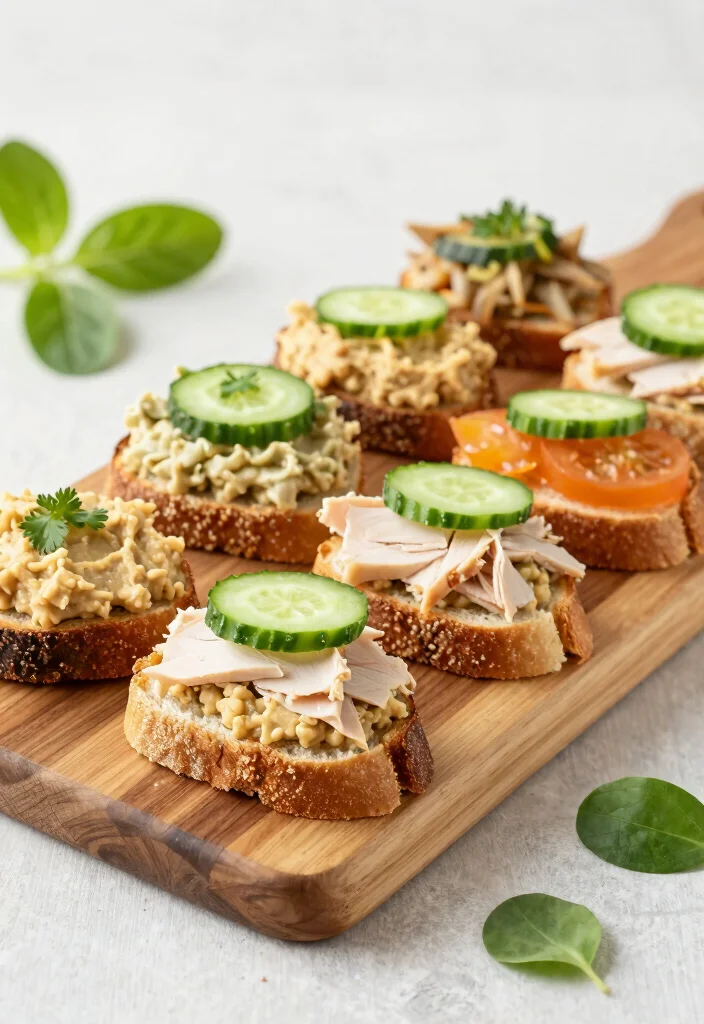 16 Easy Mediterranean Diet Snacks for Busy Professionals - 13. Mini Mediterranean Sandwiches 1