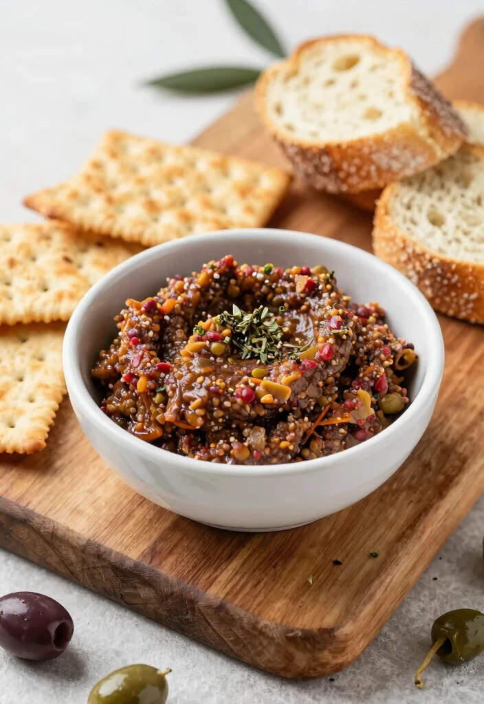 16 Easy Mediterranean Diet Snacks for Busy Professionals - 8. Olive Tapenade 1