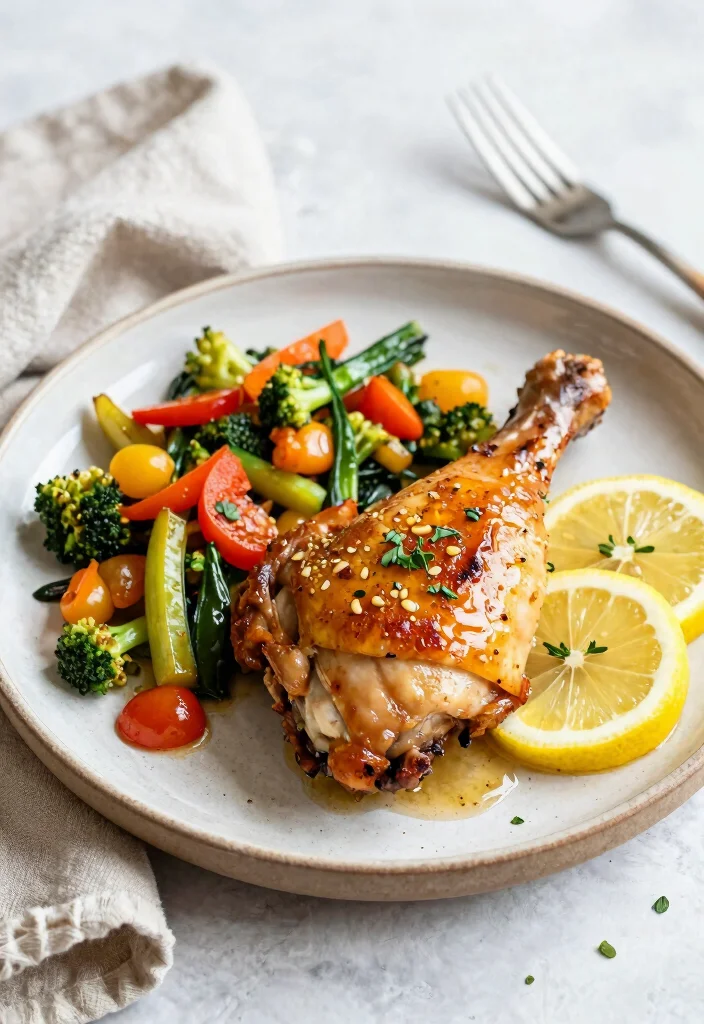 16 Gluten-Free Low-Carb Mediterranean Diet Recipes - 12. Garlic Lemon Chicken Thighs 1