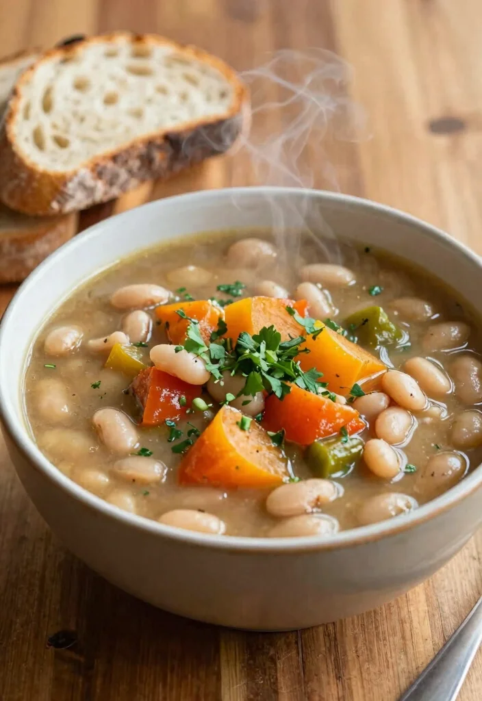 16 Gluten-Free Low-Carb Mediterranean Diet Recipes - 14. Tuscan White Bean Soup 1