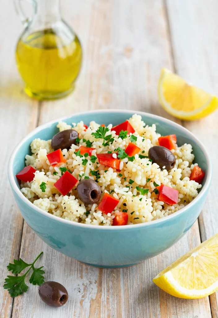16 Gluten-Free Low-Carb Mediterranean Diet Recipes - 2. Mediterranean Cauliflower Rice 1