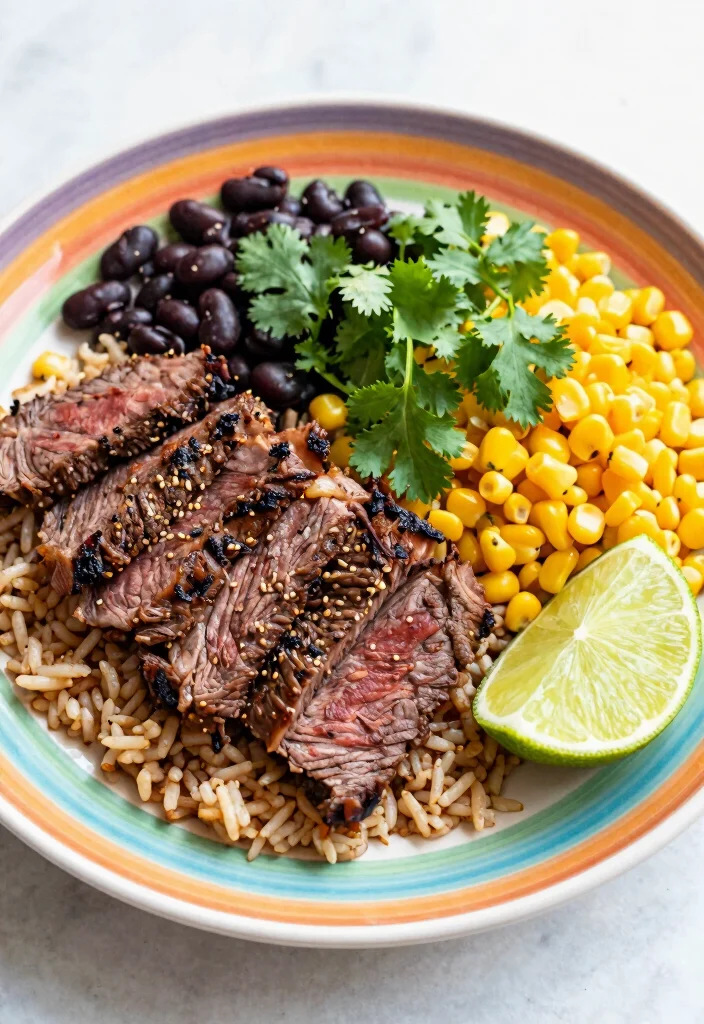 16 Mediterranean Beef Bowl Recipes High in Protein - 7. Cilantro Lime Beef Bowl 1