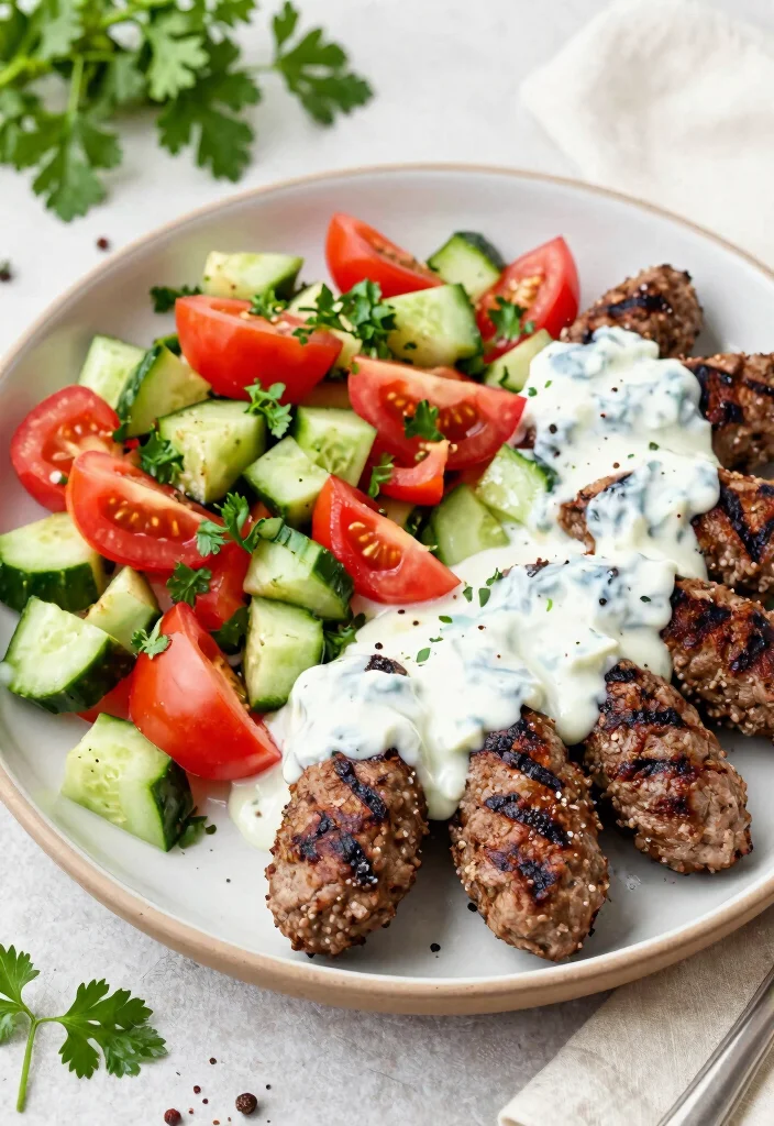 16 Mediterranean Beef Bowl Recipes High in Protein - 8. Beef Kofta Bowl 1