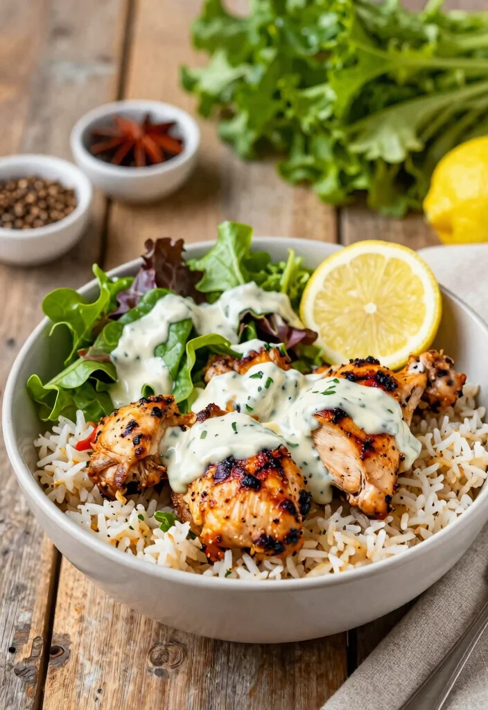 16 Mediterranean Chicken Bowl Recipes for Lunch or Dinner - 7. Chicken Shawarma Bowl 1